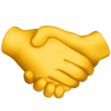 Apple(iPhone) Handshake Emoji