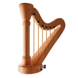 Apple(iPhone) Harp Emoji