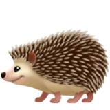 Apple(iPhone) Hedgehog Emoji