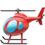 Apple(iPhone) Helicopter Emoji