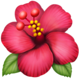 Apple(iPhone) Hibiscus Emoji