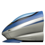 Apple(iPhone) High-Speed Train Emoji