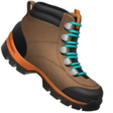 Apple(iPhone) Hiking Boot Emoji