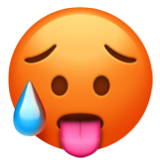 Apple(iPhone) Hot Face Emoji