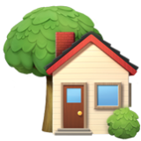 Apple(iPhone) House With Garden Emoji