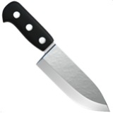 Apple(iPhone) Kitchen Knife Emoji