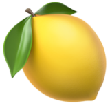 Apple(iPhone) Lemon Emoji