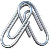 Apple(iPhone) Linked Paperclips Emoji