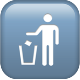 Apple(iPhone) Litter In Bin Sign Emoji