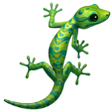 Apple(iPhone) Lizard Emoji