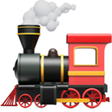 Apple(iPhone) Locomotive Emoji