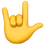 Apple(iPhone) Love-You Gesture Emoji