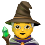 Apple(iPhone) Mage Emoji