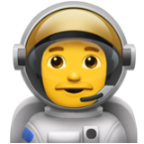 Apple(iPhone) Man Astronaut Emoji