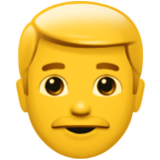 Apple(iPhone) Man Emoji