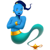 Apple(iPhone) Man Genie Emoji