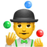 Apple(iPhone) Man Juggling Emoji