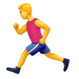 Apple(iPhone) Man Running Emoji