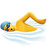 Apple(iPhone) Man Swimming Emoji