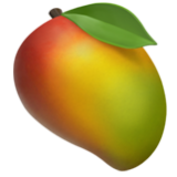 Apple(iPhone) Mango Emoji