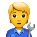 Apple(iPhone) Mechanic Emoji