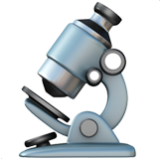 Apple(iPhone) Microscope Emoji