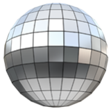 Apple(iPhone) Mirror Ball Emoji