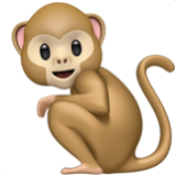 Apple(iPhone) Monkey Emoji