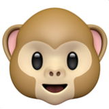 Apple(iPhone) Monkey Face Emoji