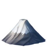 Apple(iPhone) Mount Fuji Emoji