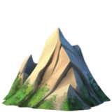 Apple(iPhone) Mountain Emoji