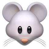 Apple(iPhone) Mouse Face Emoji