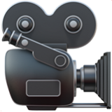 Apple(iPhone) Movie Camera Emoji