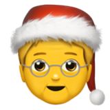 Apple(iPhone) Mx Claus Emoji