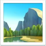 Apple(iPhone) National Park Emoji