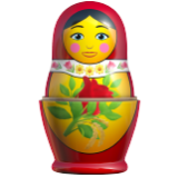 Apple(iPhone) Nesting Dolls Emoji