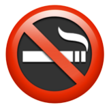 Apple(iPhone) No Smoking Emoji