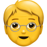 Apple(iPhone) Older Person Emoji