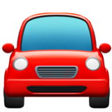 Apple(iPhone) Oncoming Automobile Emoji