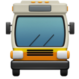 Apple(iPhone) Oncoming Bus Emoji