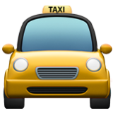 Apple(iPhone) Oncoming Taxi Emoji