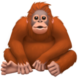 Apple(iPhone) Orangutan Emoji