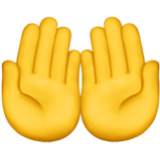 Apple(iPhone) Palms Up Together Emoji