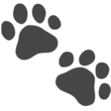 Apple(iPhone) Paw Prints Emoji