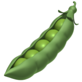 Apple(iPhone) Pea Pod Emoji