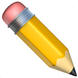 Apple(iPhone) Pencil Emoji