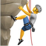 Apple(iPhone) Person Climbing Emoji