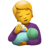 Apple(iPhone) Person Feeding Baby Emoji