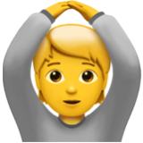 Apple(iPhone) Person Gesturing Ok Emoji