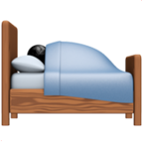 Apple(iPhone) Person In Bed Emoji